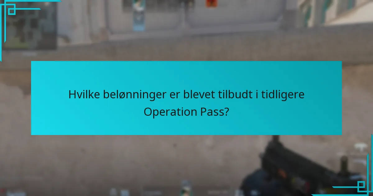 Hvad kan spillere forvente af fremtidige Operation Pass-belønninger?