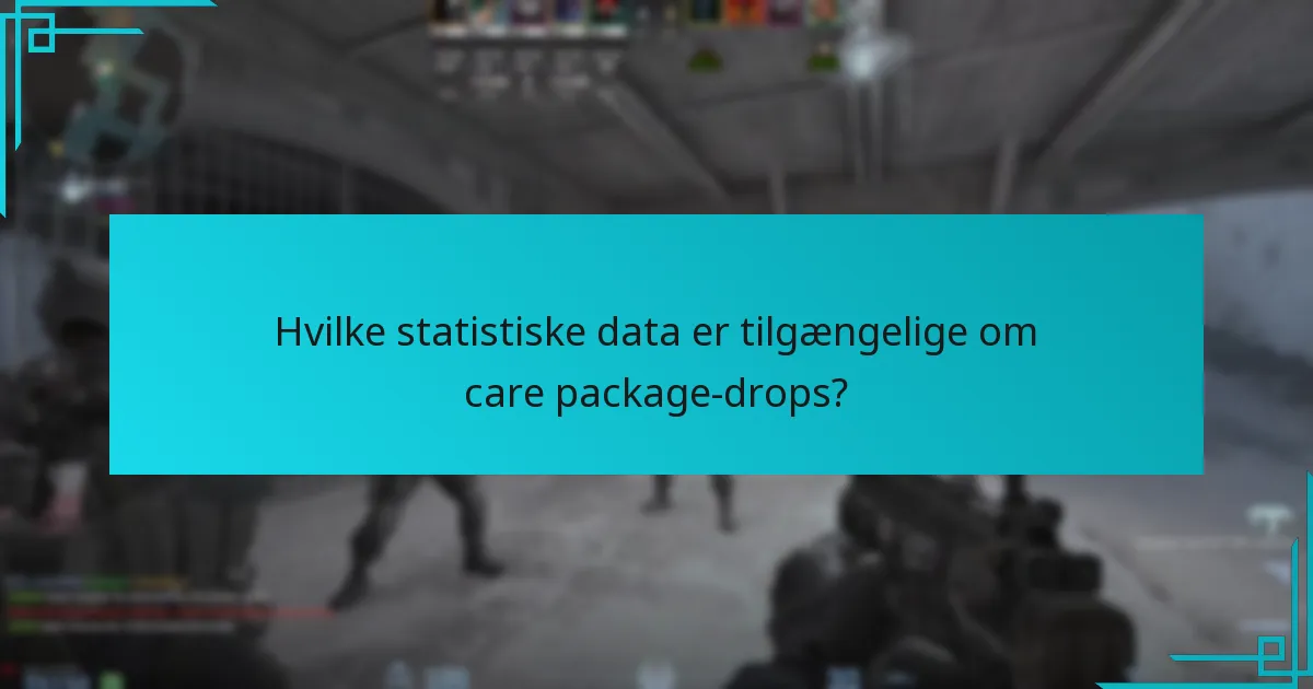 Hvad er spilleroplevelser med care package-drops?
