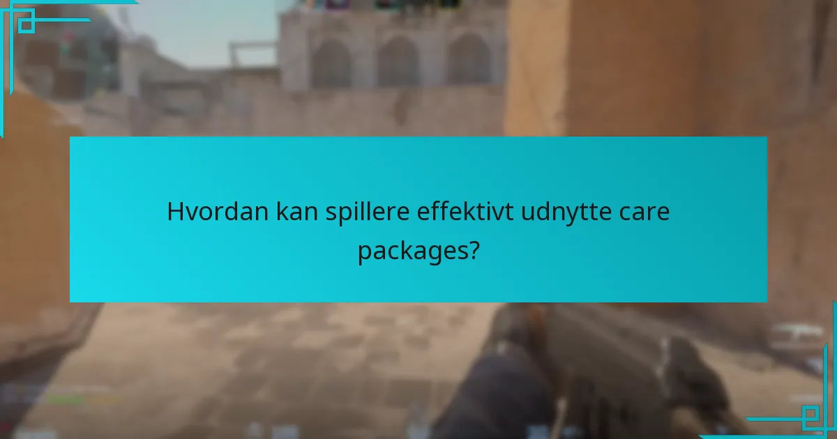 Hvilke fællesskabsindsigter og bedste praksisser findes der for care packages?