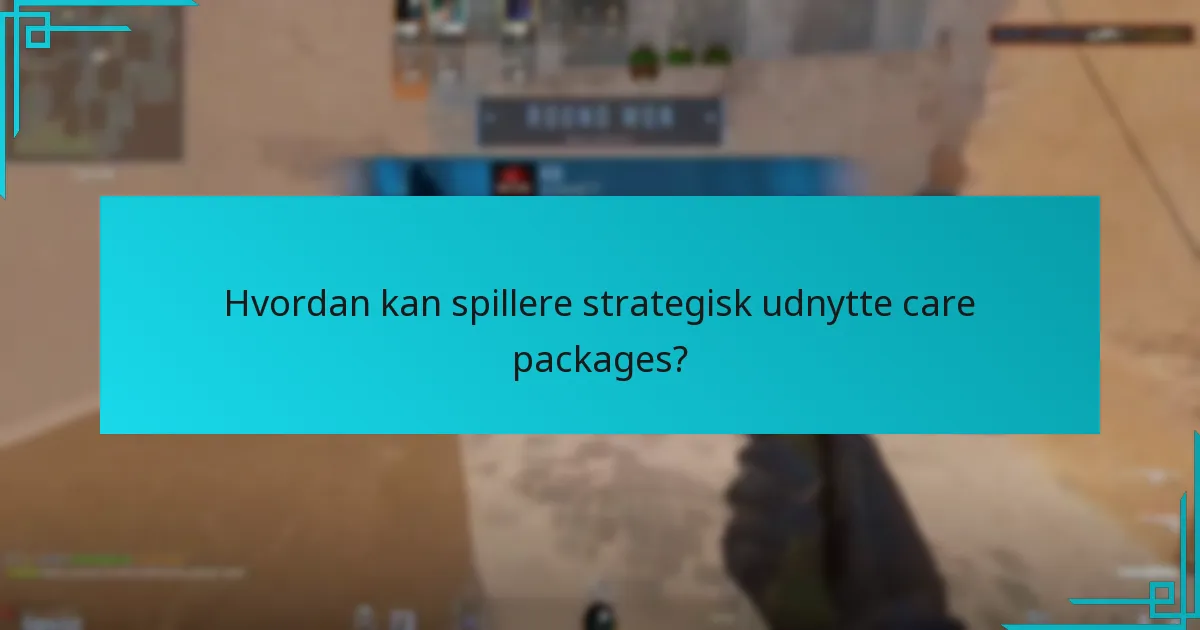 Hvordan sammenlignes frekvensen af care package-drops med andre spil?